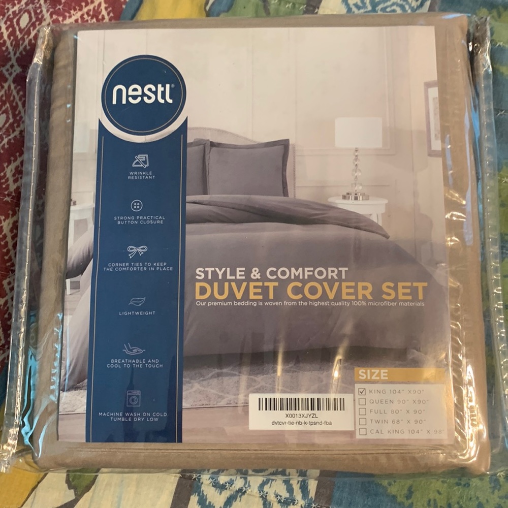 New king size nestl duvet cover